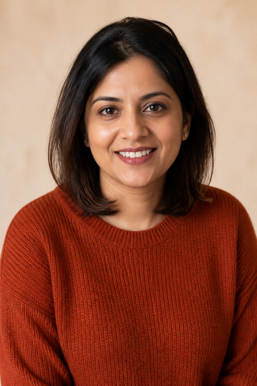 Portrait of Priya Nair, Director of Business Support